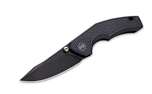 WE Knife Unisex – Erwachsene Gnar Black Taschenmesser, Schwarz, 17.4 von WE Knife