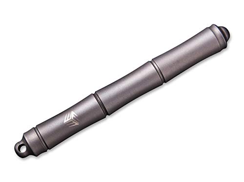 WE Knife Unisex – Erwachsene Syrinx Gray Tactical Pen, grau, 38.5 von WE Knife