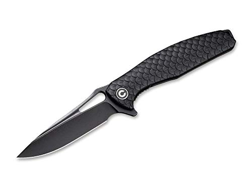 WE Knife Unisex – Erwachsene Wyvern All Black Taschenmesser, Schwarz, 20,1 cm von WE Knife