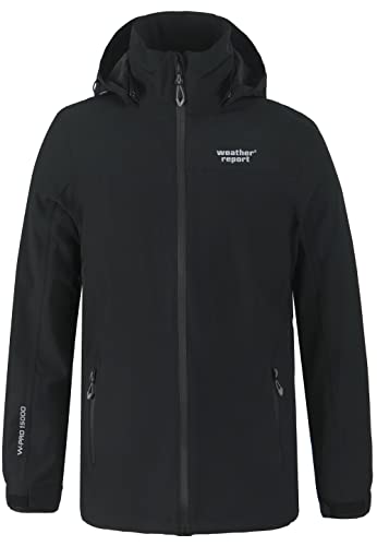 WEATHER REPORT Borise Regenjacke Black 128 von WEATHER REPORT