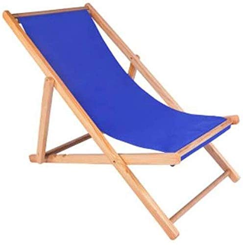 Klappbarer Liegestuhl, Schwerkraftstuhl, Outdoor-Holz, klappbarer Liegestuhl, Siesta-Chaise-Sonnenliege, zusammenklappbarer Liegestuhl für Balkon, Strand, Garten, Sonnenliege, Schwerkraft-Klappdeck, von WEBOL