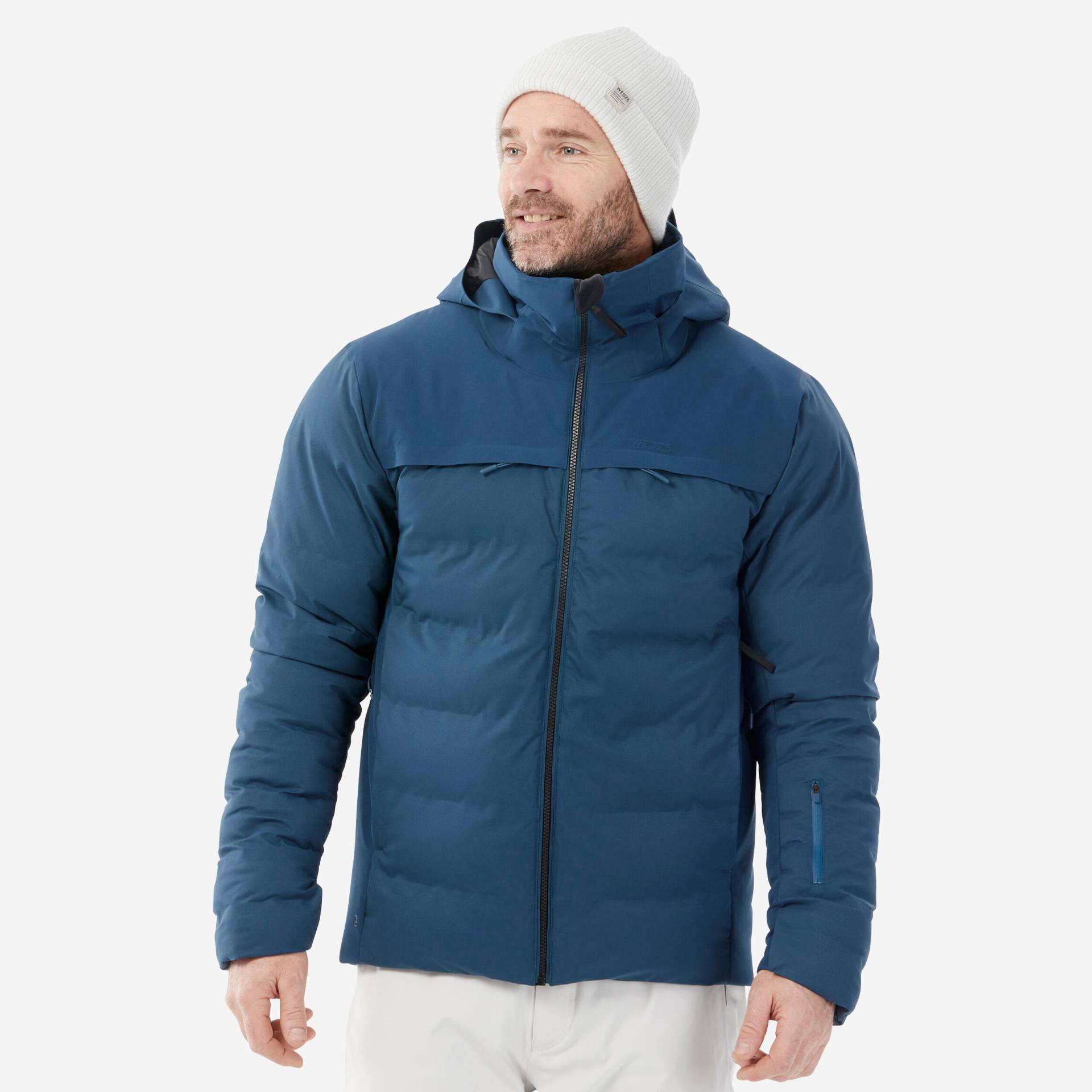 Gebraucht - Skijacke Herren sehr warm belüftet - Warm 900 petrolblau - GUT von WEDZE