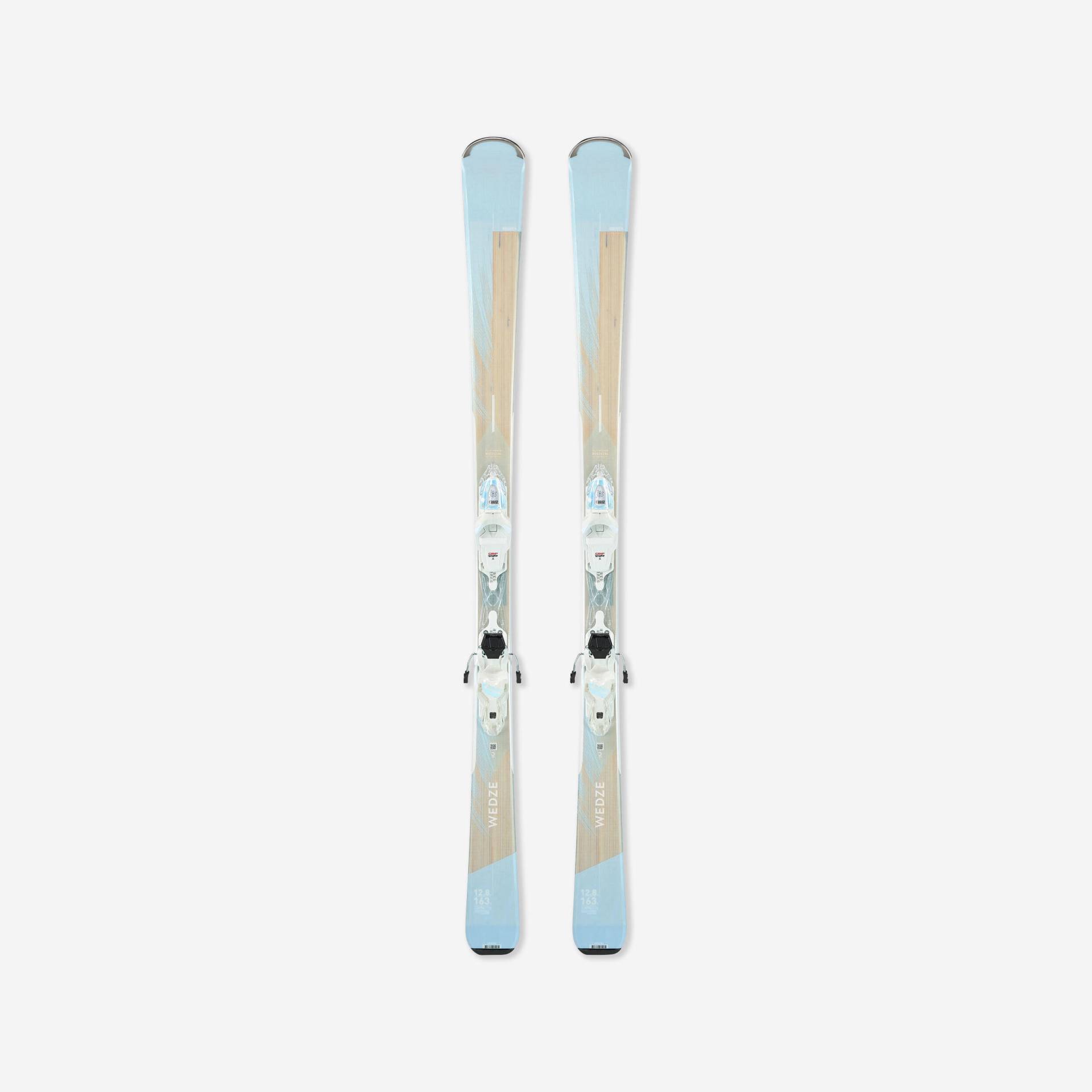Ski Damen mit Bindung Piste - Boost 500 blau von WEDZE