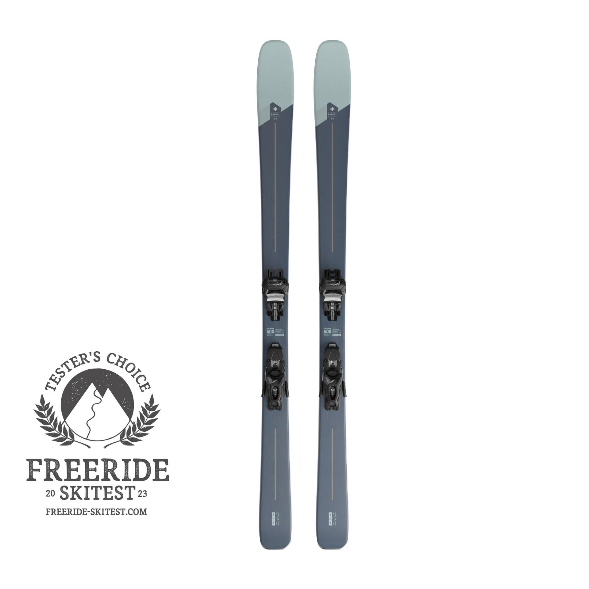 Ski Freeride 500 PATROL 95 Damen MIT BINDUNG von WEDZE