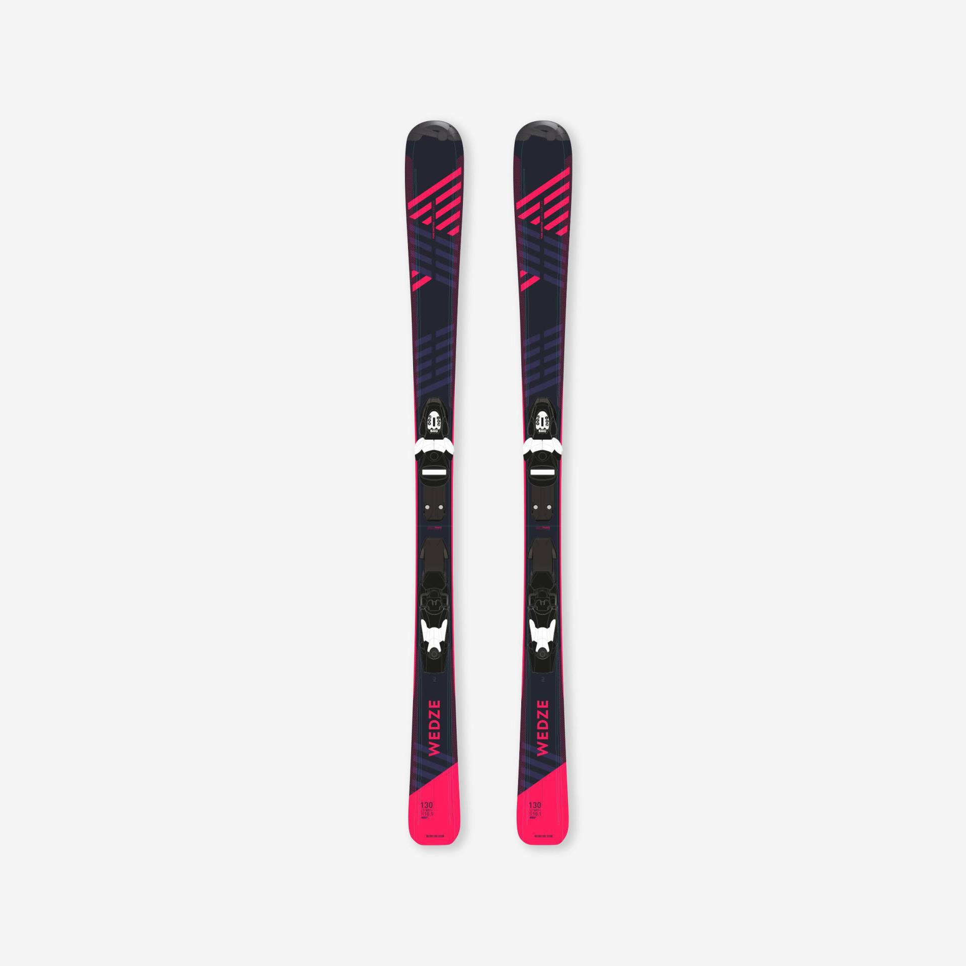 Ski Kinder mit Bindung Alpin - Boost 500 blau/rosa von WEDZE