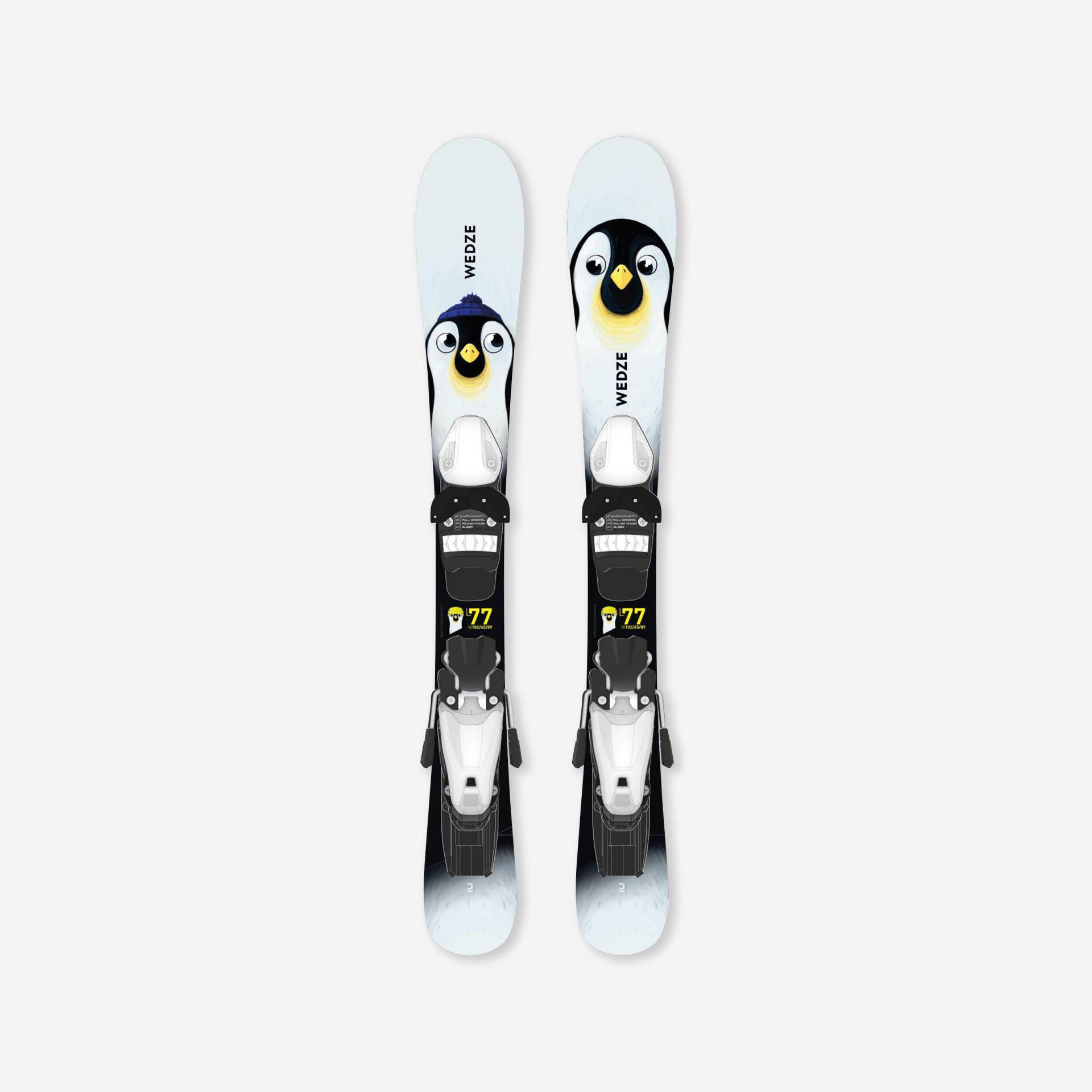 Ski Kinder mit Bindung Piste - Boost 100 Pinguin von WEDZE