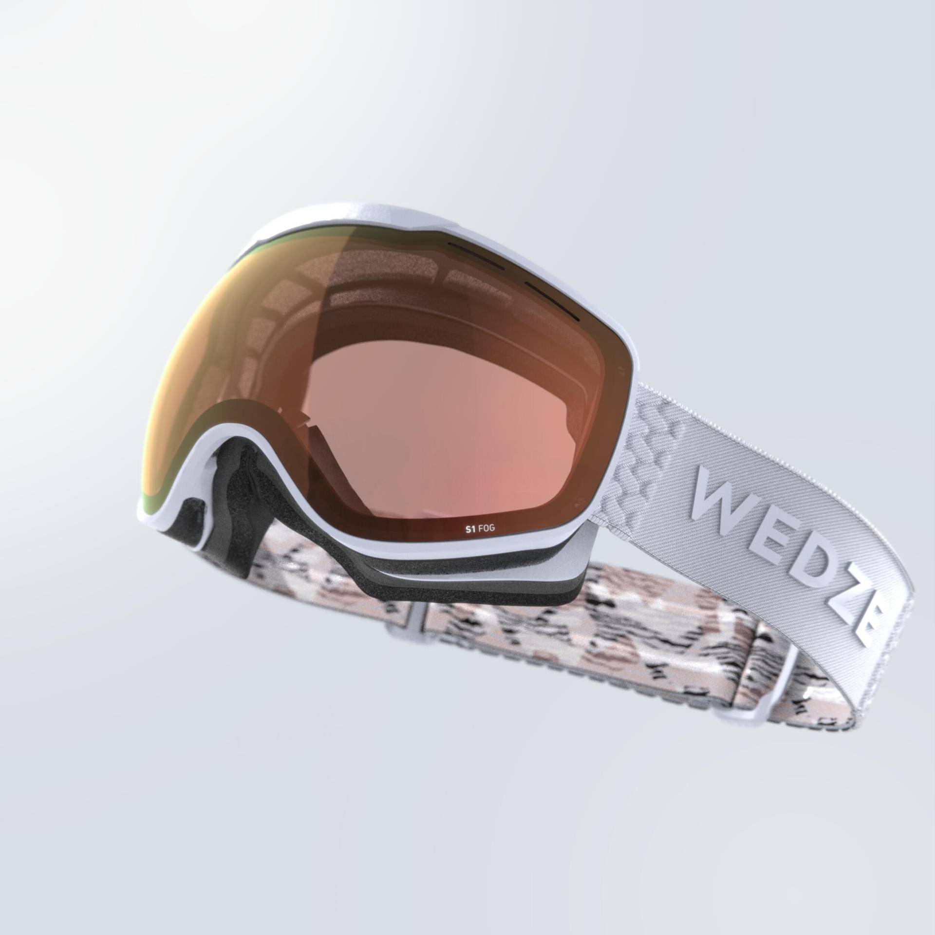 Ski-/Snowboardbrille Erwachsene/Kinder Schlechtwetter - G 900 B S1 helllila von WEDZE