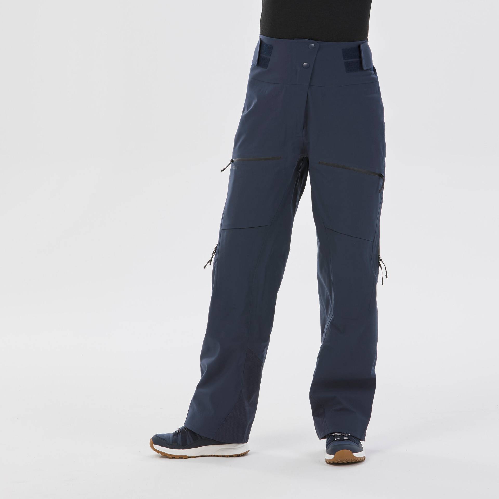 Skihose Damen Freeride - FR500 marineblau von WEDZE