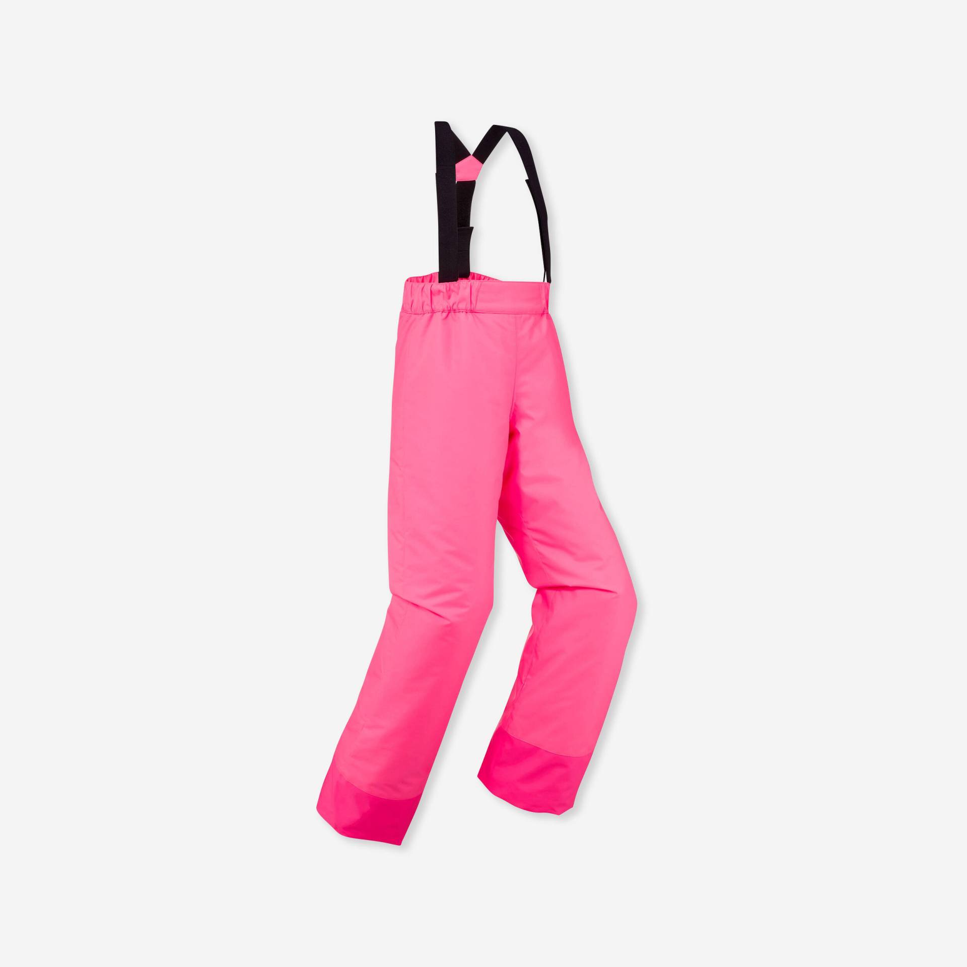 Skihose warm wasserdicht - 100 Kinder neonrosa von WEDZE