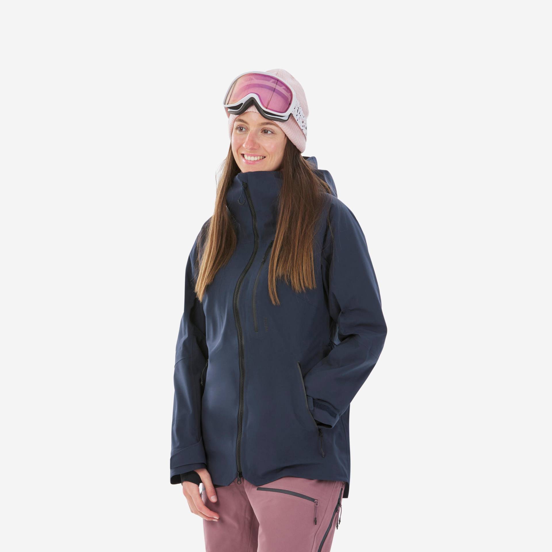 Skijacke Damen - FR500 marineblau von WEDZE