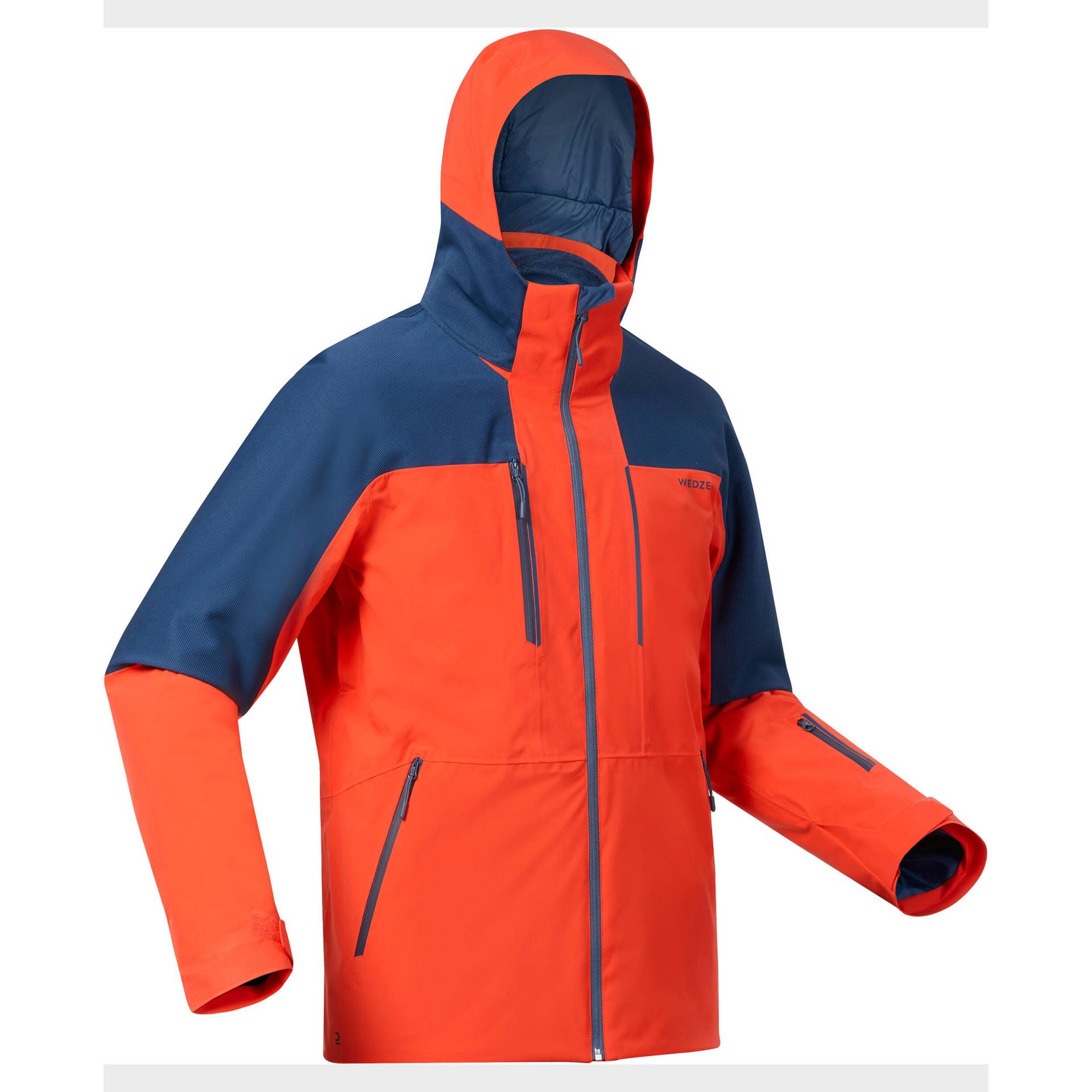 Skijacke Herren All Mountain - 500 orange/blau von WEDZE