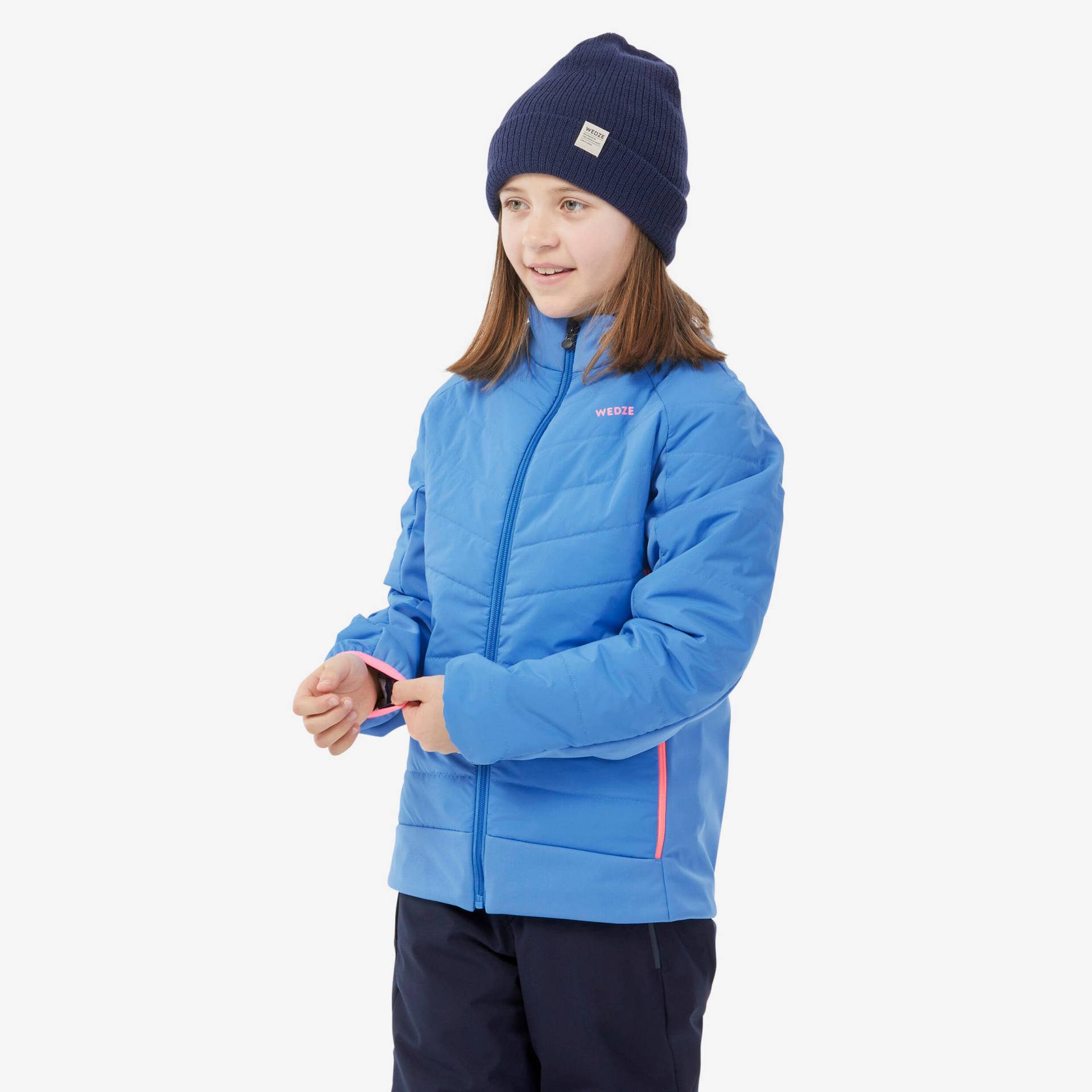 Skijacke Wattierte Jacke Kinder Piste leicht - 900 blau von WEDZE