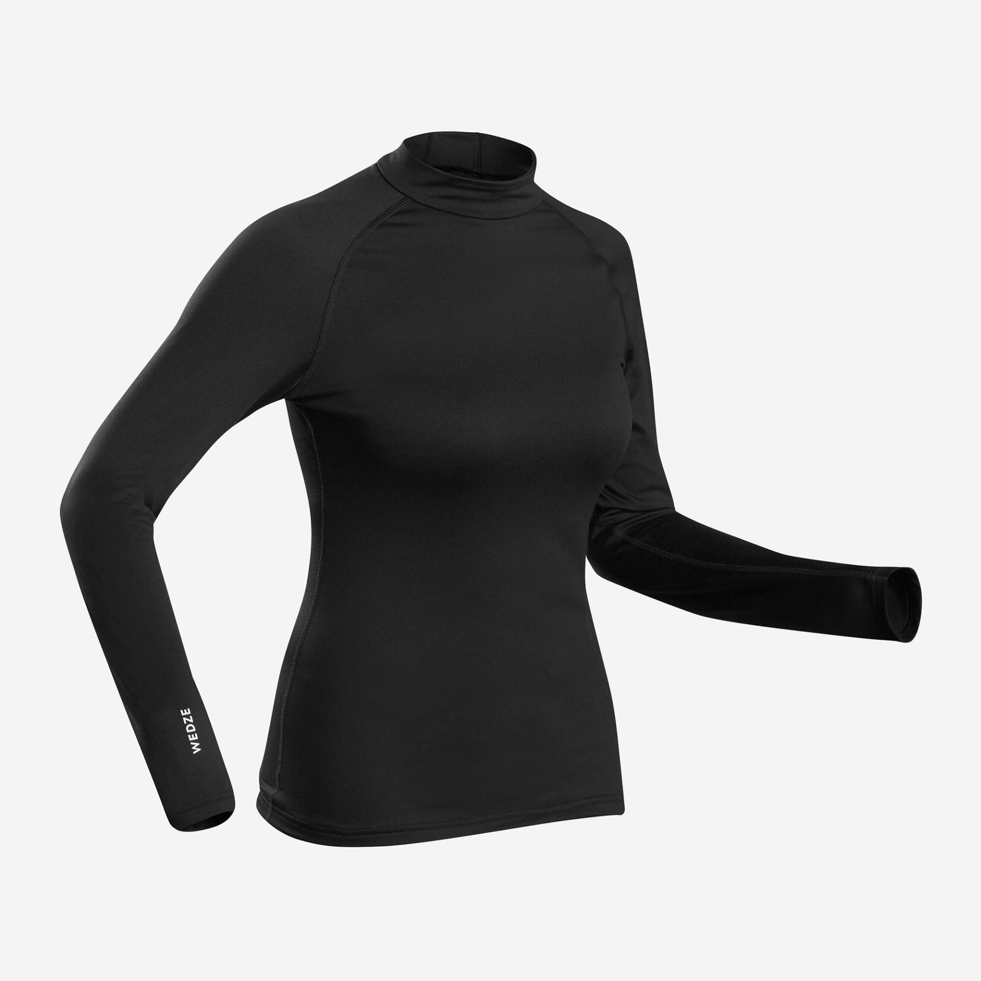 Skiunterwäsche Funktionsshirt Damen - 500 schwarz von WEDZE