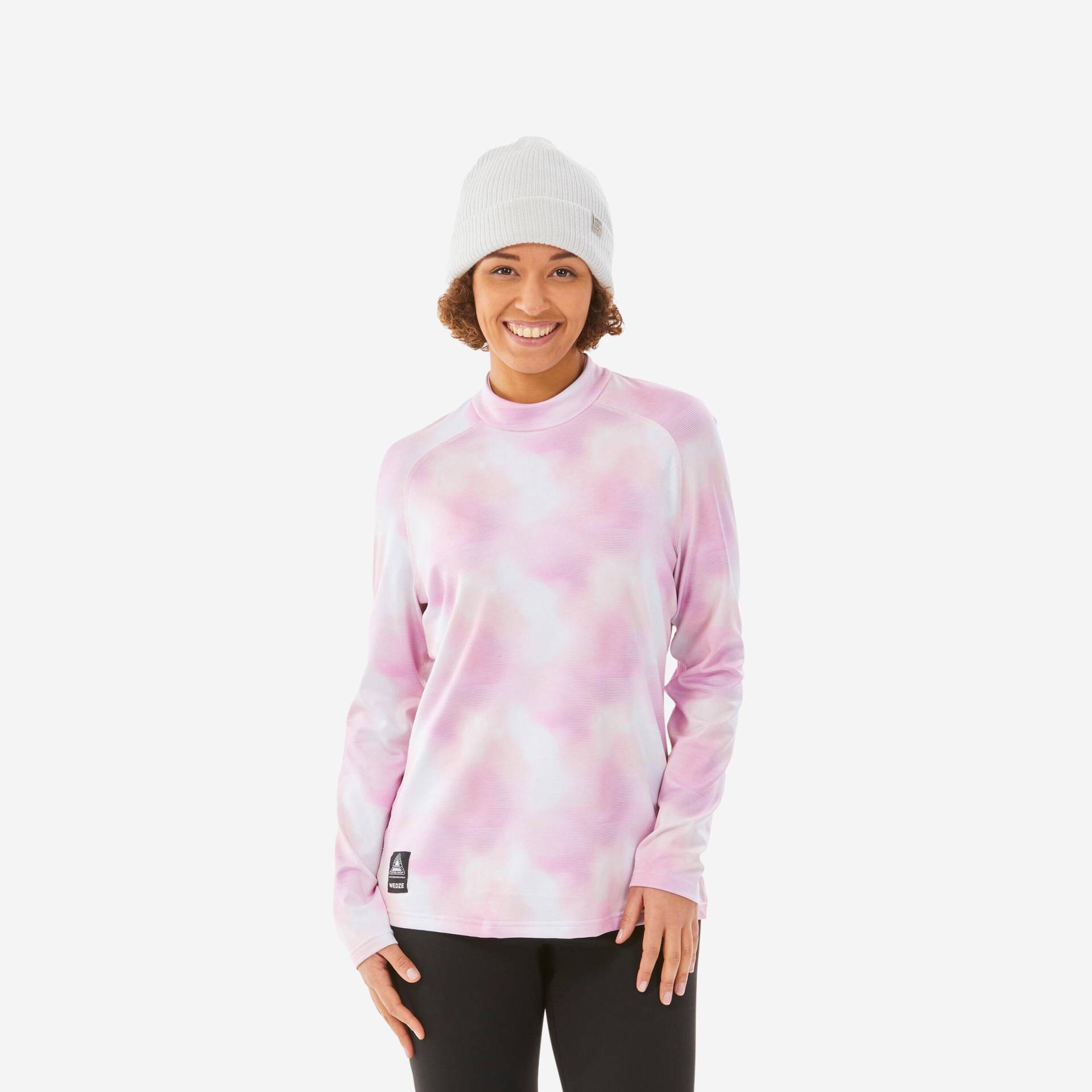 Skiunterwäsche Funktionsshirt Damen - BL 500 Relax rosa von WEDZE