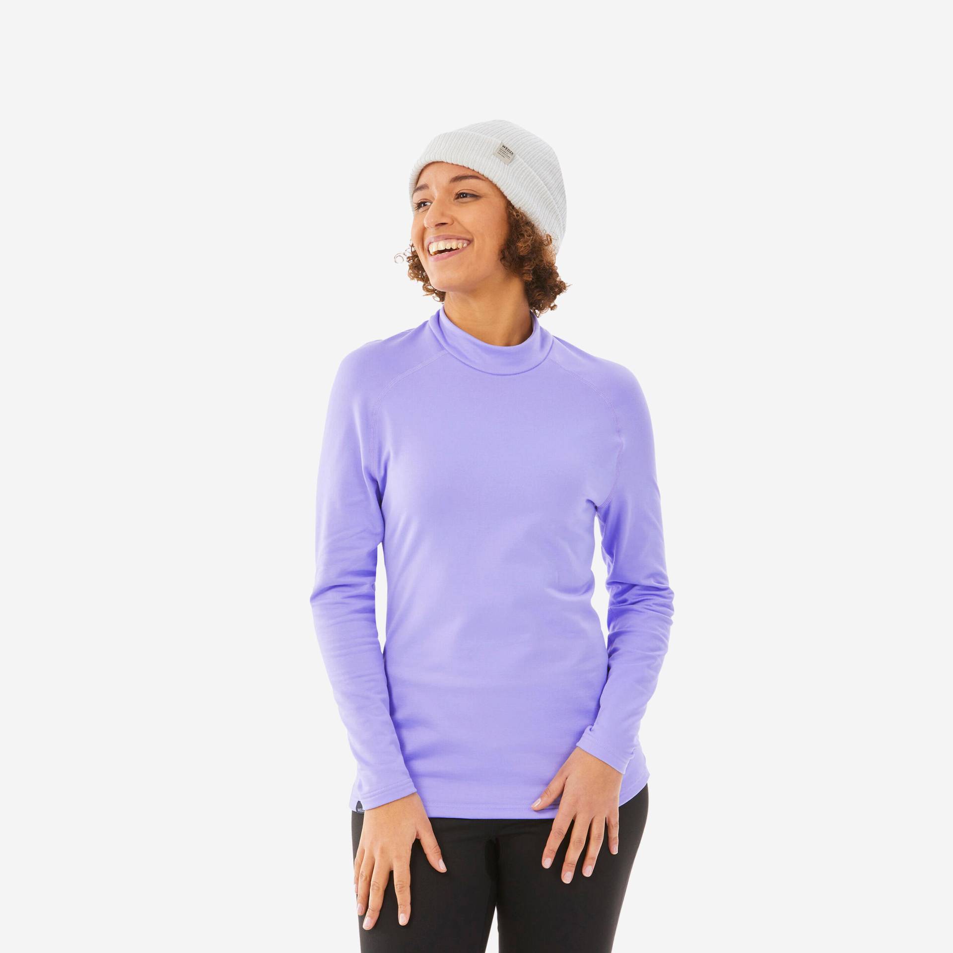 Skiunterwäsche Funktionsshirt Damen - BL 500 violett von WEDZE