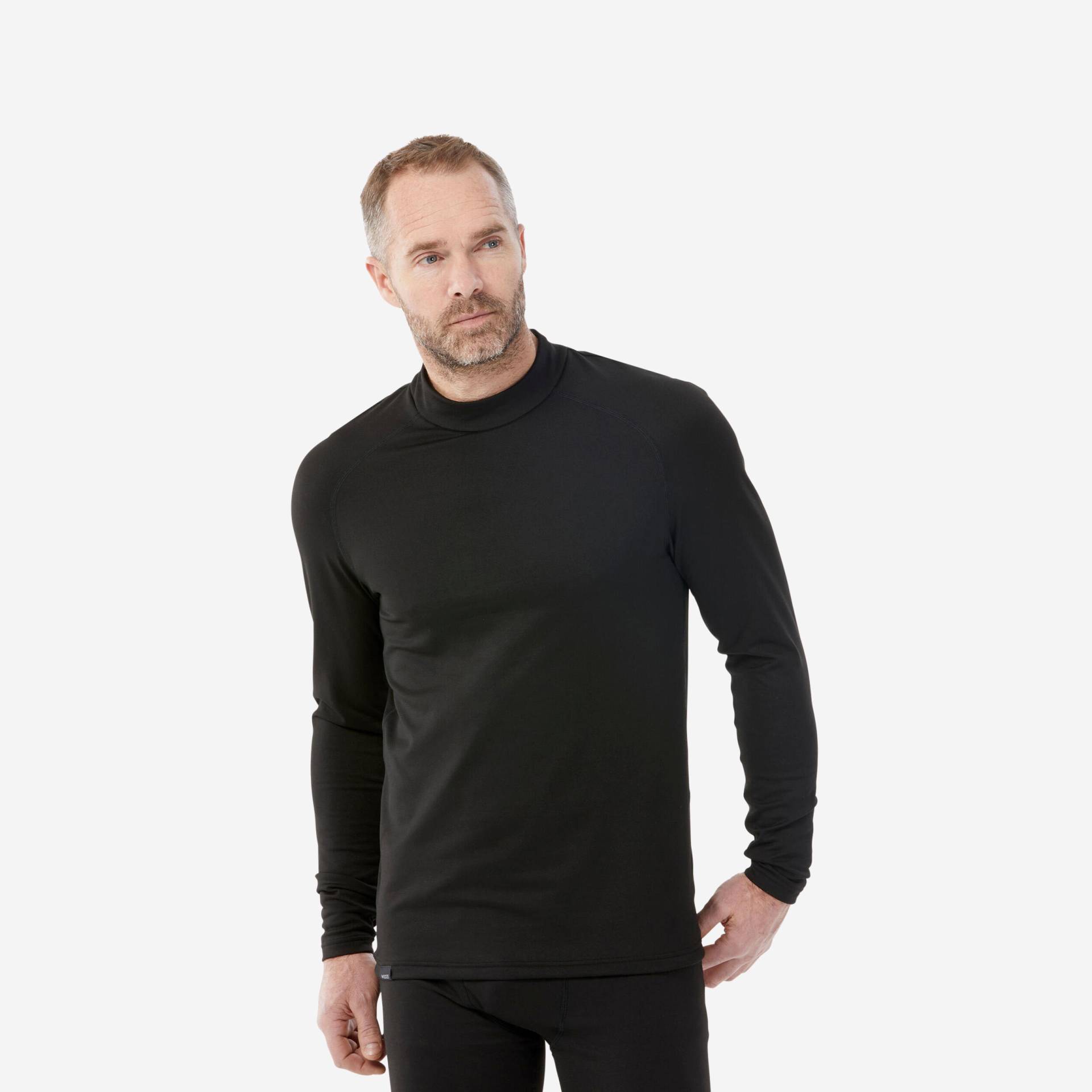 Skiunterwäsche Funktionsshirt Herren - BL 500 schwarz von WEDZE