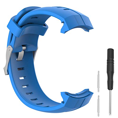 WEINISITE Armband for Suunto Spartan Sport,Sport Silikon Ersatzarmband für Suunto Spartan Sport Running Watch (Blau) von WEINISITE