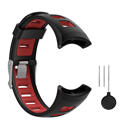 WEINISITE Männer Mode Dual Farbe Silikon Armband für SUUNTO Quest M1 M2 M4 M5 Serie Smart Watch (#2) von WEINISITE