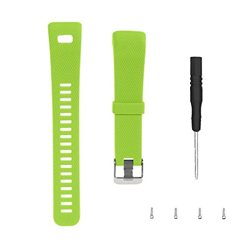 WEINISITE Armband für Garmin vívosmart HR +, Soft Silikon Ersatzarmband für Garmin vívosmart HR Plus (grün) von WEINISITE