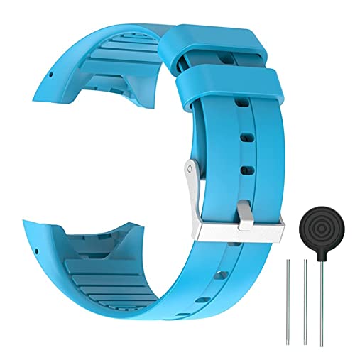 WEINISITE Silikon verstellbares Ersatzband Armband für Polar M400/M430 GPS Smart Watch (blau) von WEINISITE