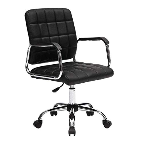 WEJIFU Arbeits-/Bürostuhl, Gaming-Sitz, PC-Gamer-Stuhl, drehbare Büromöbel mit Handläufen, Netzstuhl (Argento) Vision von WEJIFU