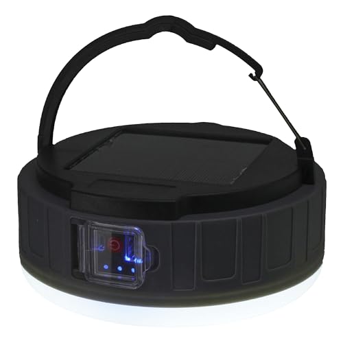 Well Home Campinglampe mit Solarpanel aus Polypropylen, 16 x 16 x 6,7 cm von WELL HOME MOBILIARIO & DECORACIÓN