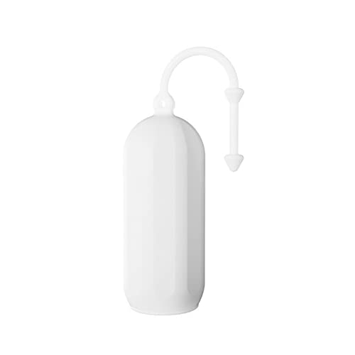 1/5/10 Stück elastische Hüllen für auslaufsichere Reiseflaschen aus Silikon, Behälterhüllen, wiederverwendbare Damen-Toilettenartikel, Reiseflaschenhüllen, weiß, 1 Packung von WELLDOER