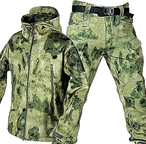 WENNEWU Militärische Taktische Anzüge, Männerkämpfe, Anzüge Für Männer Jagdkleidung, Trainingssätze Armeejacken,B,3XL von WENNEWU