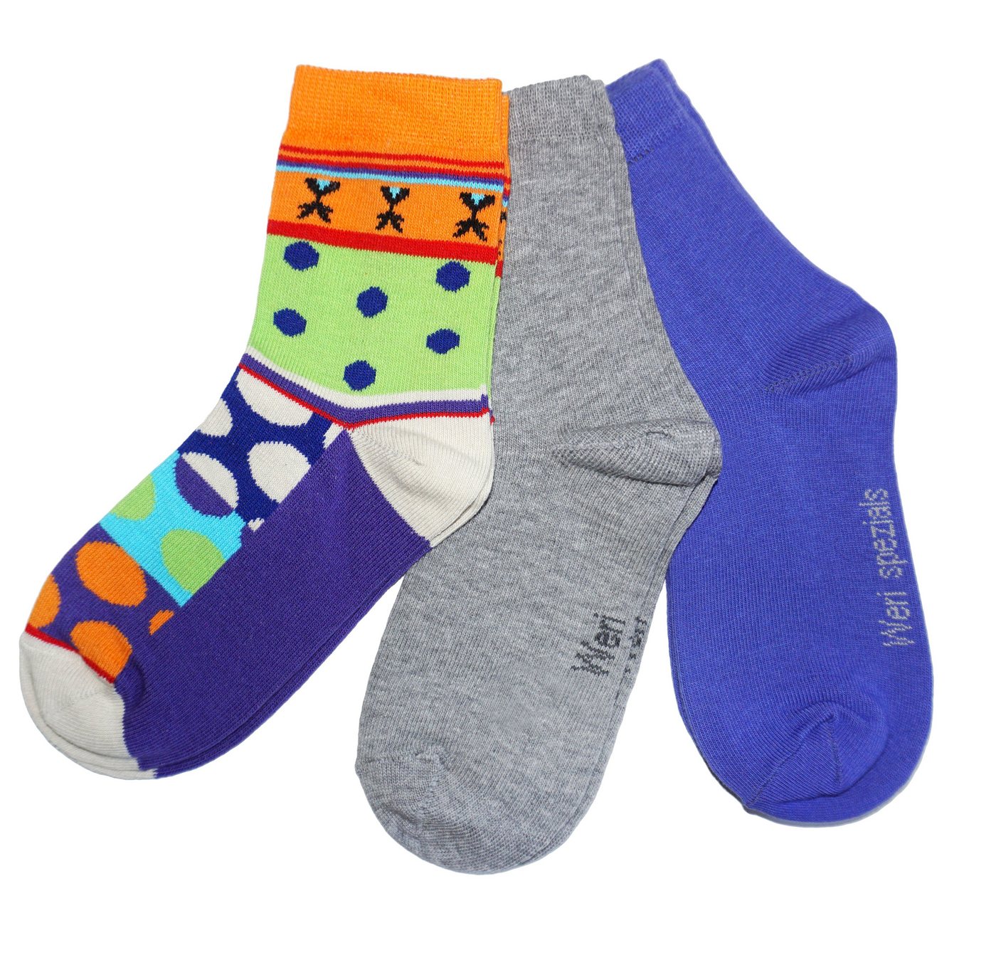 WERI SPEZIALS Strumpfhersteller GmbH Basicsocken Kinder Socken in 3-er Packs >>Mix<< aus Baumwolle (Set, 3-Paar) von WERI SPEZIALS Strumpfhersteller GmbH