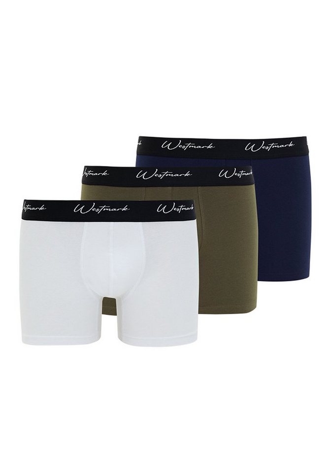 WESTMARK LONDON Retro Boxer 3er Pack Lucas (Spar-Set, 3-St) Retro Short / Pant - Baumwolle - Ohne Eingriff - von WESTMARK LONDON