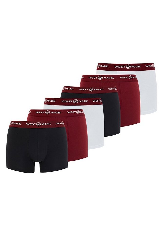 WESTMARK LONDON Retro Boxer 6er Pack Oscar (Spar-Set, 6-St) Retro Short / Pant - Baumwolle - Ohne Eingriff - von WESTMARK LONDON