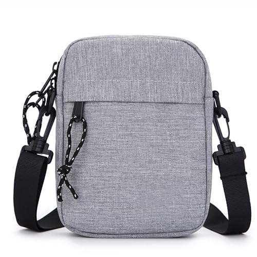 Handytasche mit Geldbörse zum Umhängen Herren, Handy Schultertasche Mini, Universal Handytasche Camping Bergsteigen Umhängetasche Handy Brieftasche Verstellbarer Messenger Bag Kuriertasche Sling Bag von WFCKPQF