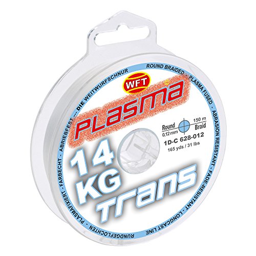 WFT KG Plasma Round 150m geflochtene Schnur 0,08mm-0,36mm, Durchmesser:0.22mm, Farbe:Transparent von WFT