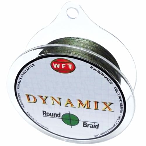 WFT Round Dynamix Exact GTI 330 grün 0,30mm 26kg - 520m Angelschnur, Geflechtschnur, geflochtene Schnur von WFT