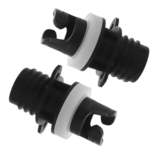 WHAMVOX 2 Stück Schnellanschluss Ventiladapter aus Robustem Verschleißfestem Material Dicht Schließend Kompakt für Outdoor Kajak Camping und Paddelboards von WHAMVOX
