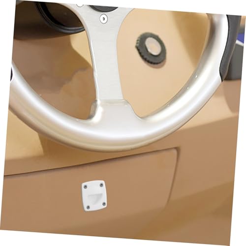 WHAMVOX Nylon Bootsluke Zuggriff Weiß Recessed Pull Handle Bootshandgriff Robust Langlebig UV beständig für Yacht Wohnmobil Möbel von WHAMVOX