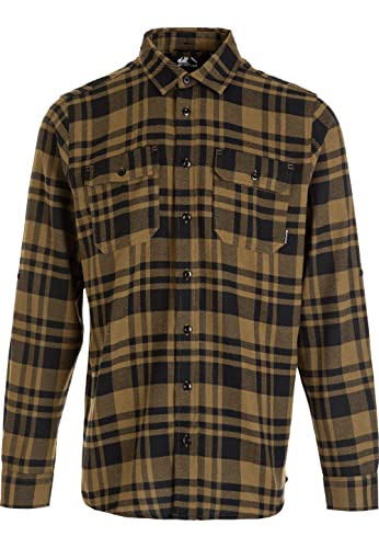 WHISTLER Herren Outdoorhemd Flannel 3123 Dark Olive XL von WHISTLER