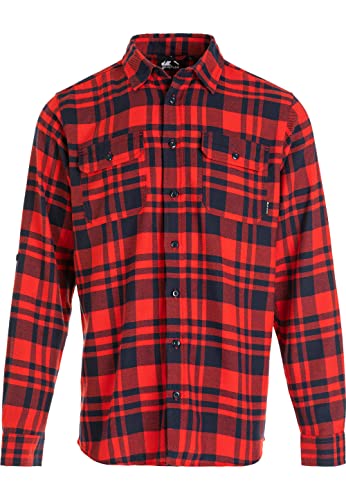 WHISTLER Herren Outdoorhemd Flannel 4009 Chinese Red 3XL von WHISTLER