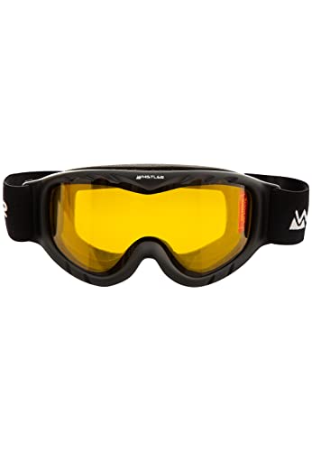 WHISTLER Kinder Skibrille WS300 Jr. Ski Goggle 1001 Black one size von WHISTLER