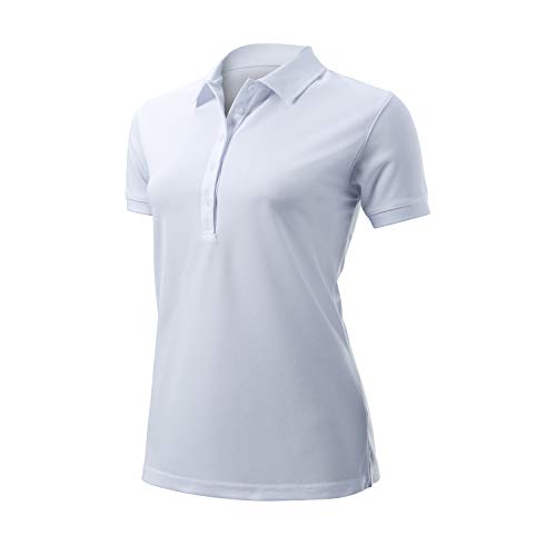WILSON Damen Authentic Polo T-Shirt, Weiß, XL von Wilson