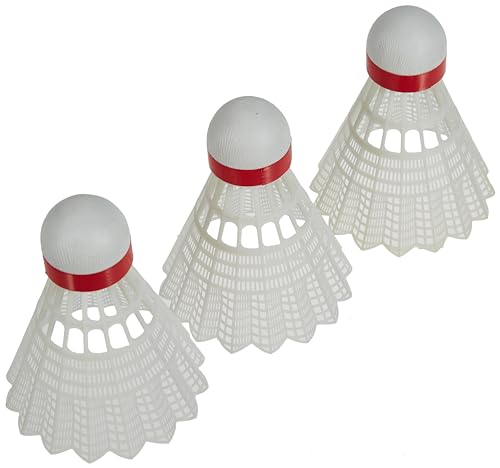 Wilson Badminton-Ball, Championship Shuttlecocks, 6-er Dose, 77 Grains, Weiß, Kunststoff/Naturkork, WRT6042WH77 von Wilson