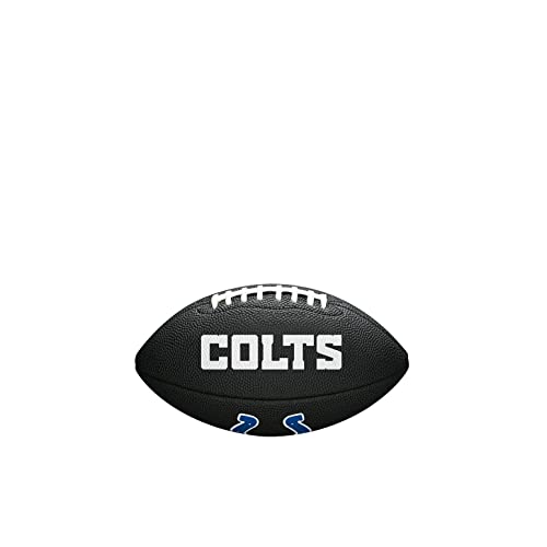 WILSON Sporting Goods NFL Indianapolis Colts Team Logo, Schwarz, Mini-Größe von Wilson