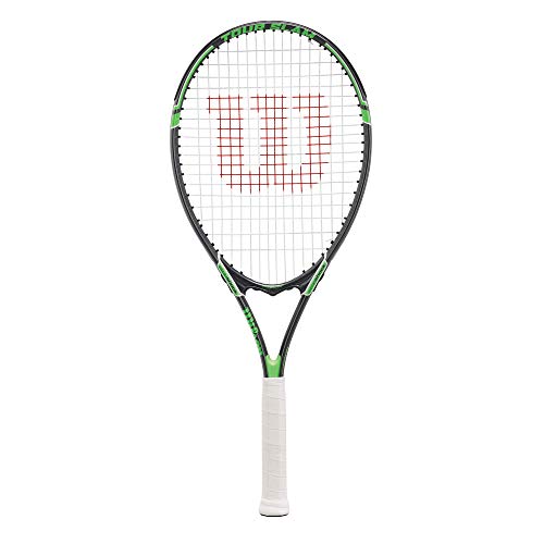 Wilson Tour Slam Freizeit-Tennisschläger für Erwachsene, Griffgröße: 11,4-11,4 cm, Grau/Grün von Wilson