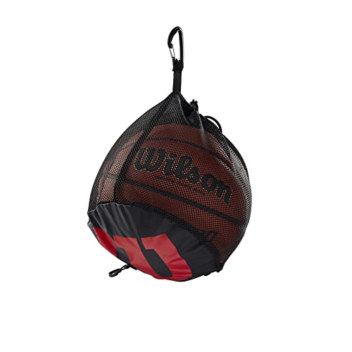 Wilson Unisex-Adult SINGLE BALL BSKT BAG Basketball, BLACK, Uni von Wilson