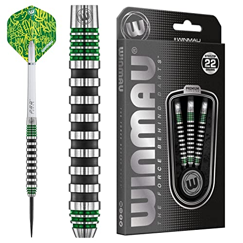 WINMAU Advance 500 Series Grün 22g Dartpfeile mit dartflüge und Dart stiele von WINMAU