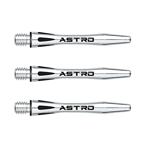 WINMAU Astro Short Aluminium Dart Stems - 1 Set per Pack (3 shafts in total) von WINMAU