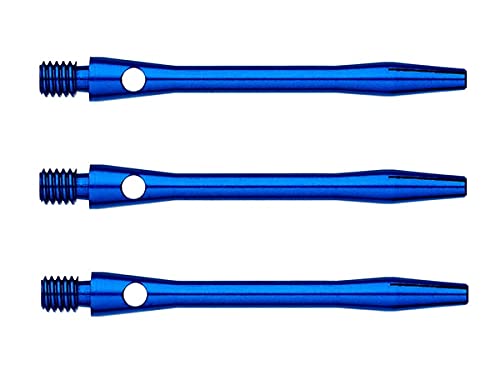 WINMAU Eloxierte Kurze blau Pfeilstiele aus Aluminium - 1 Satz pro Packung (insgesamt 3 Wellen) von WINMAU