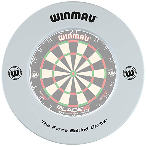 WINMAU Printed White Dartscheibe Surround Suitable for All Bristle Dartboards von WINMAU