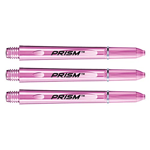 WINMAU Prism 1.0 Rosa Medium Polycarbonate Dart Stems - 1 Sätze pro Packung (3 Schäfte insgesamt) von WINMAU