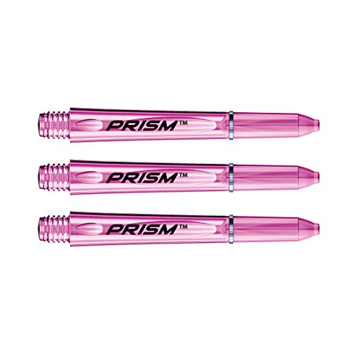 WINMAU Prism 1.0 Rosa Short Polycarbonate Dart Stems - 1 Sätze pro Packung (3 Schäfte insgesamt) von WINMAU